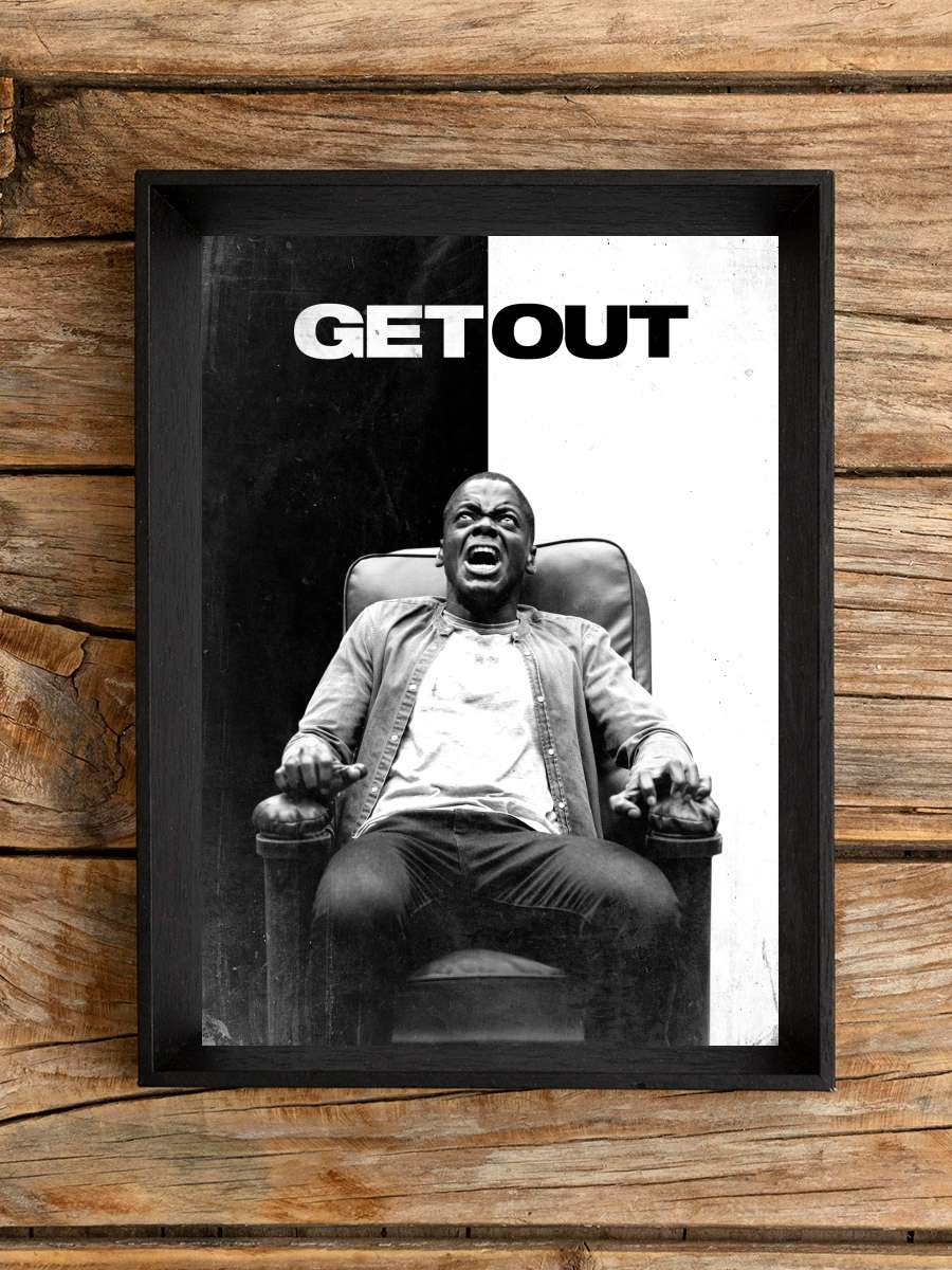 Kapan - Get Out Film Tablo Siyah Çerçeveli Film Poster Afiş Tablo