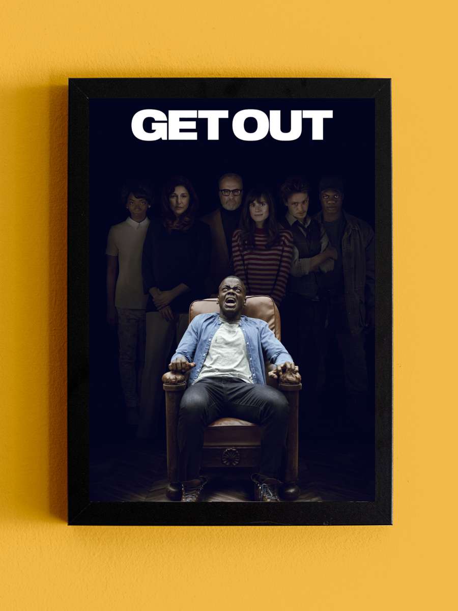 Kapan - Get Out Film Tablo Siyah Çerçeveli Film Poster Afiş Tablo