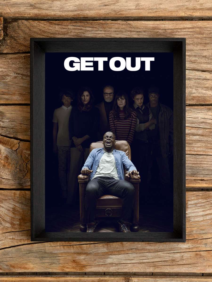 Kapan - Get Out Film Tablo Siyah Çerçeveli Film Poster Afiş Tablo