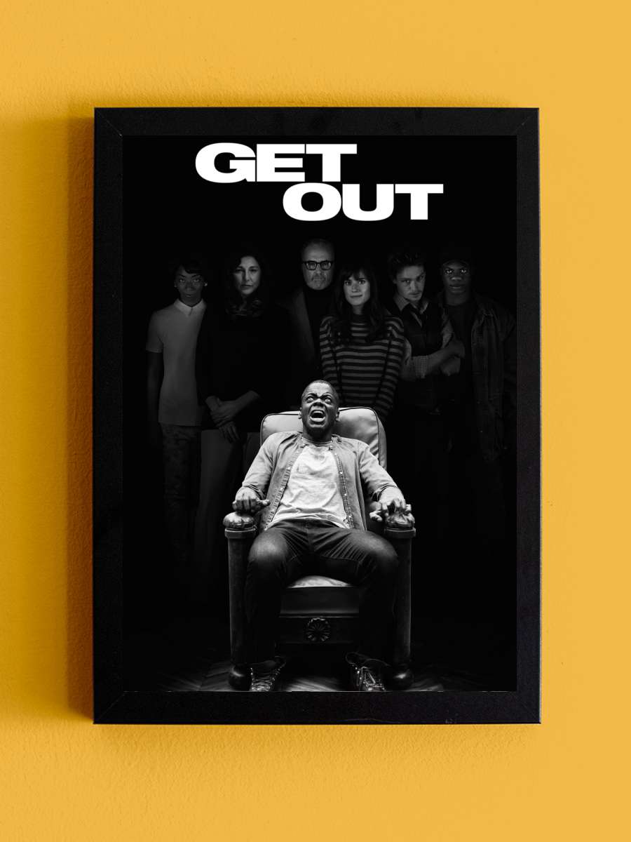 Kapan - Get Out Film Tablo Siyah Çerçeveli Film Poster Afiş Tablo