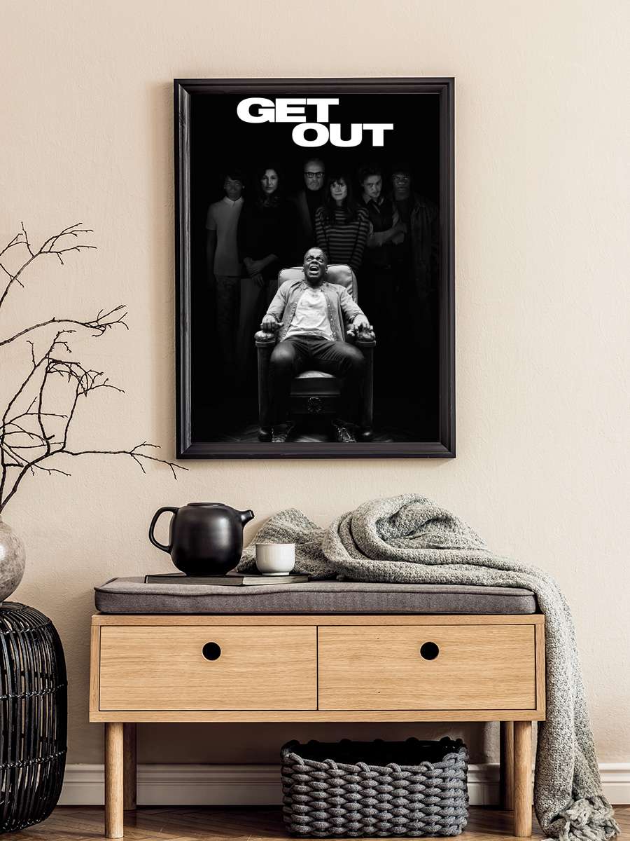 Kapan - Get Out Film Tablo Siyah Çerçeveli Film Poster Afiş Tablo