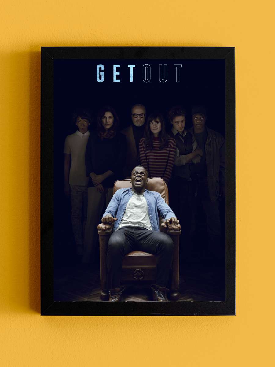 Kapan - Get Out Film Tablo Siyah Çerçeveli Film Poster Afiş Tablo