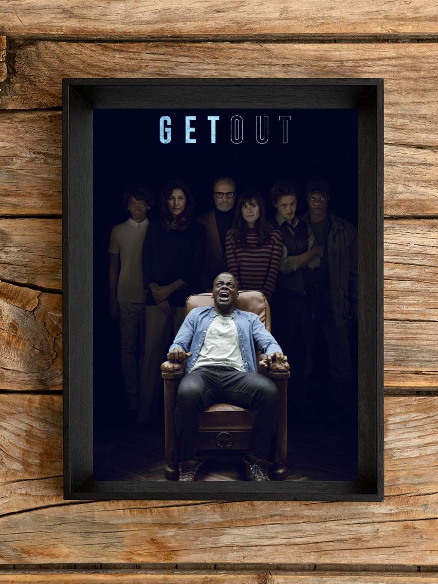 Kapan - Get Out Film Tablo Siyah Çerçeveli Film Poster Afiş Tablo