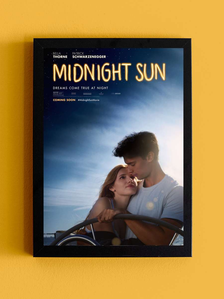 Midnight Sun Film Tablo Siyah Çerçeveli Film Poster Afiş Tablo