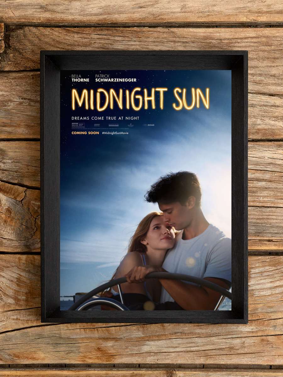 Midnight Sun Film Tablo Siyah Çerçeveli Film Poster Afiş Tablo