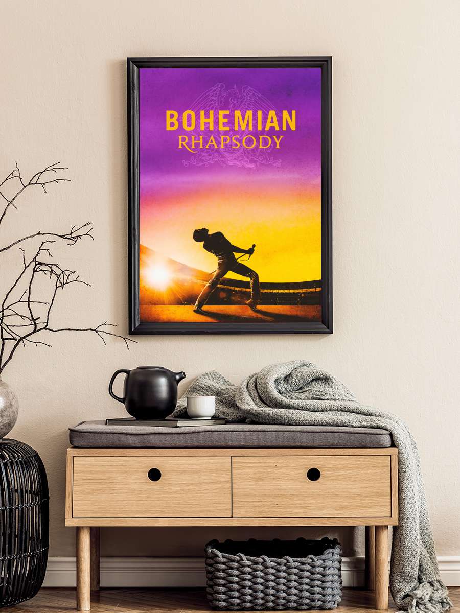 Bohemian Rhapsody Film Tablo Siyah Çerçeveli Film Poster Afiş Tablo