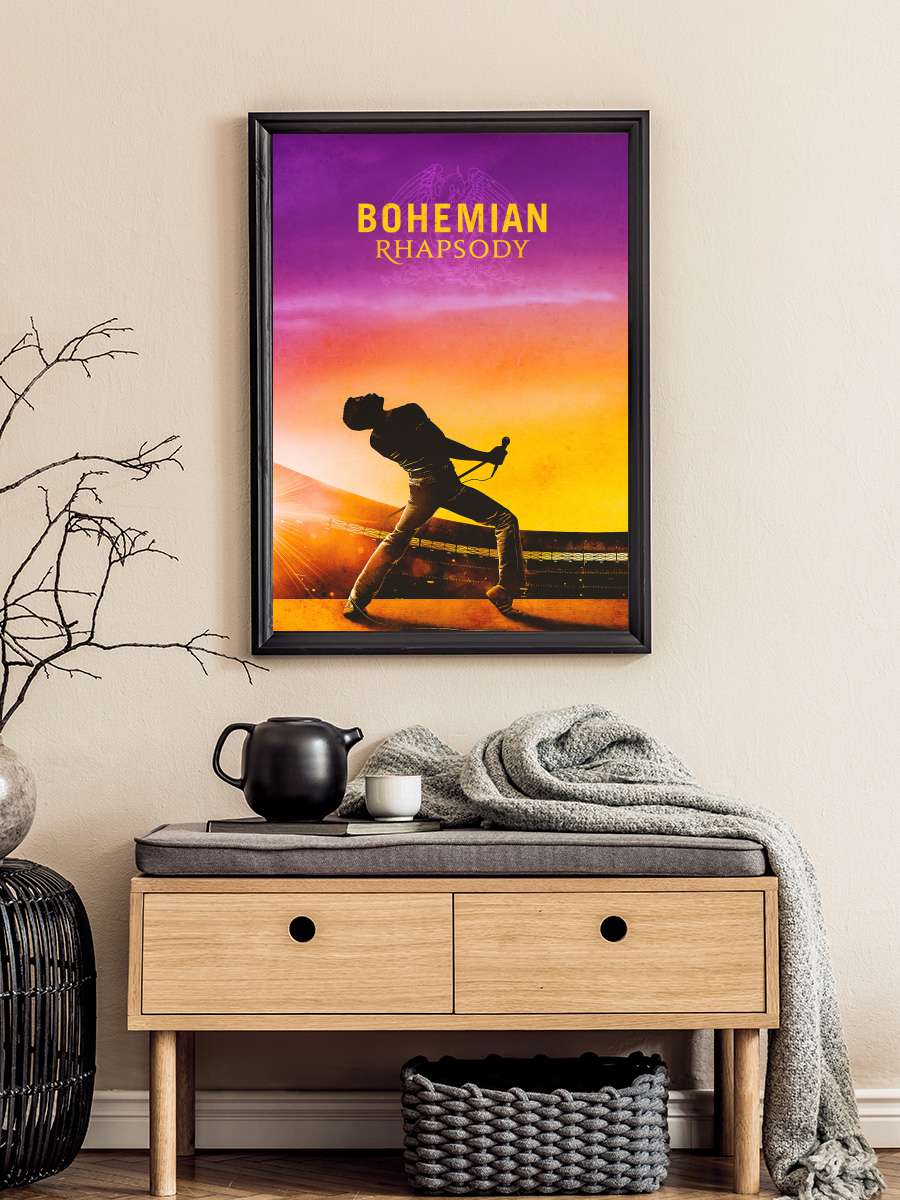 Bohemian Rhapsody Film Tablo Siyah Çerçeveli Film Poster Afiş Tablo