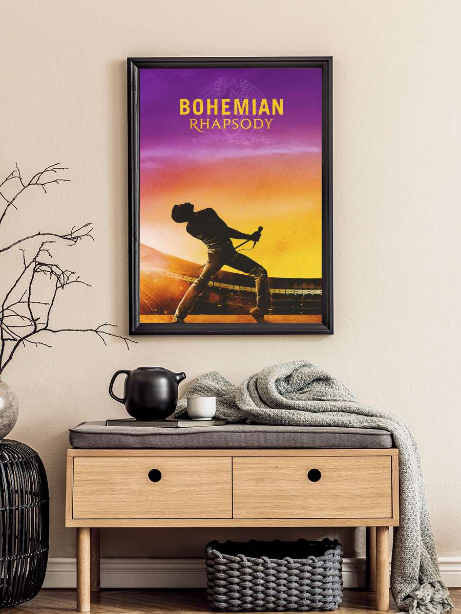 Bohemian Rhapsody Film Tablo Siyah Çerçeveli Film Poster Afiş Tablo