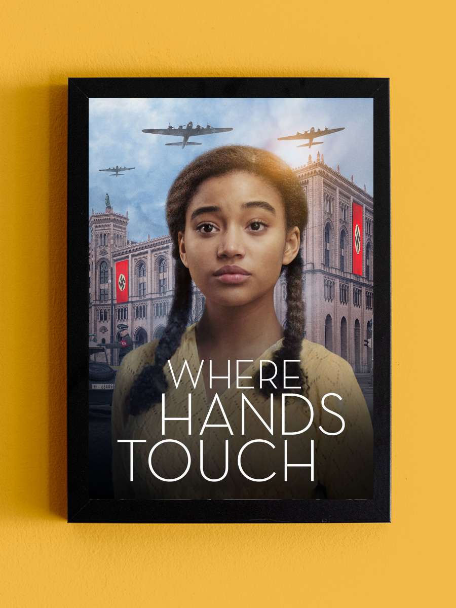 Zor Zamanlarda Aşk - Where Hands Touch Film Tablo Siyah Çerçeveli Film Poster Afiş Tablo