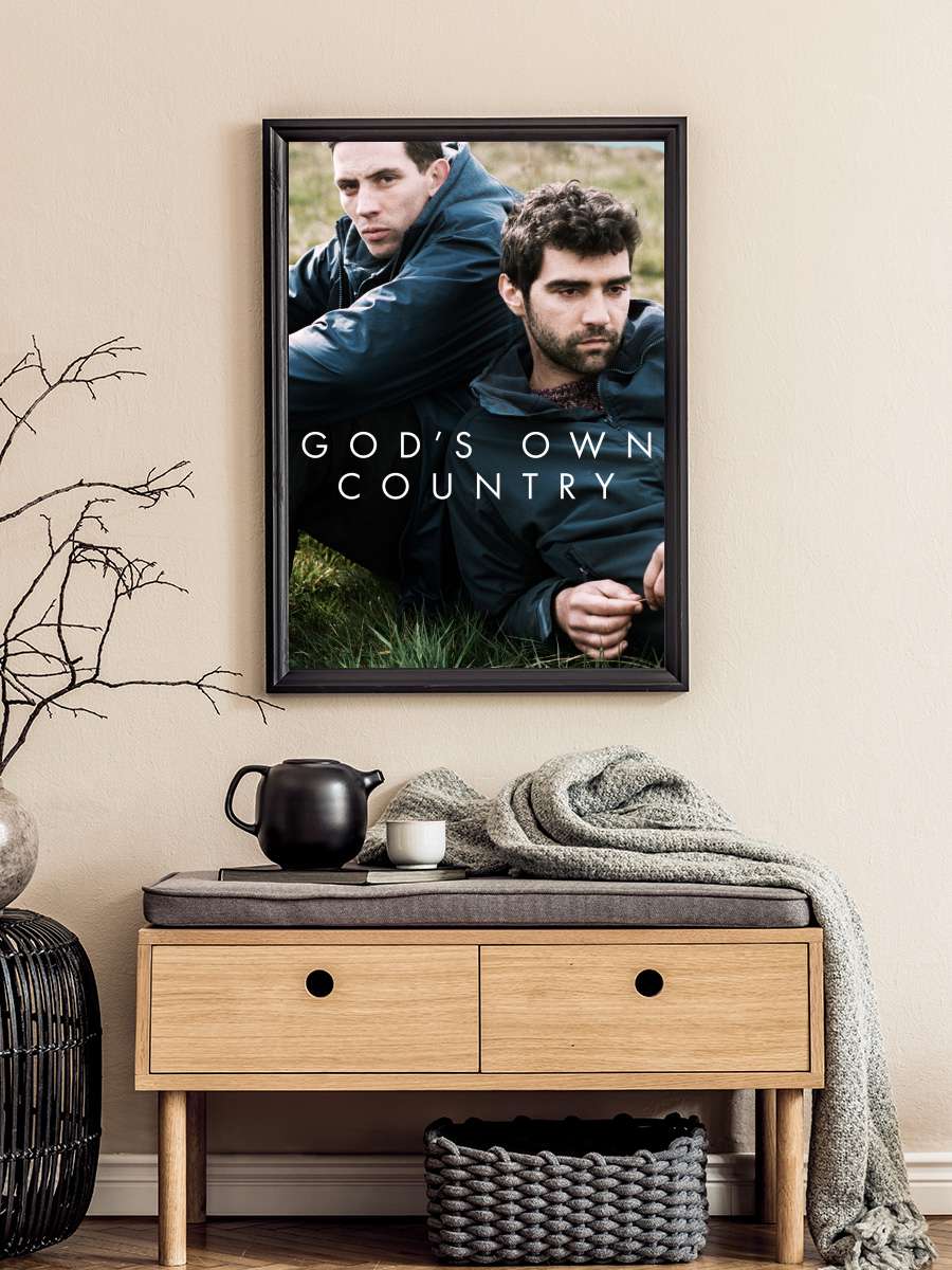 Tanrının Unuttuğu Yer - God's Own Country Film Tablo Siyah Çerçeveli Film Poster Afiş Tablo