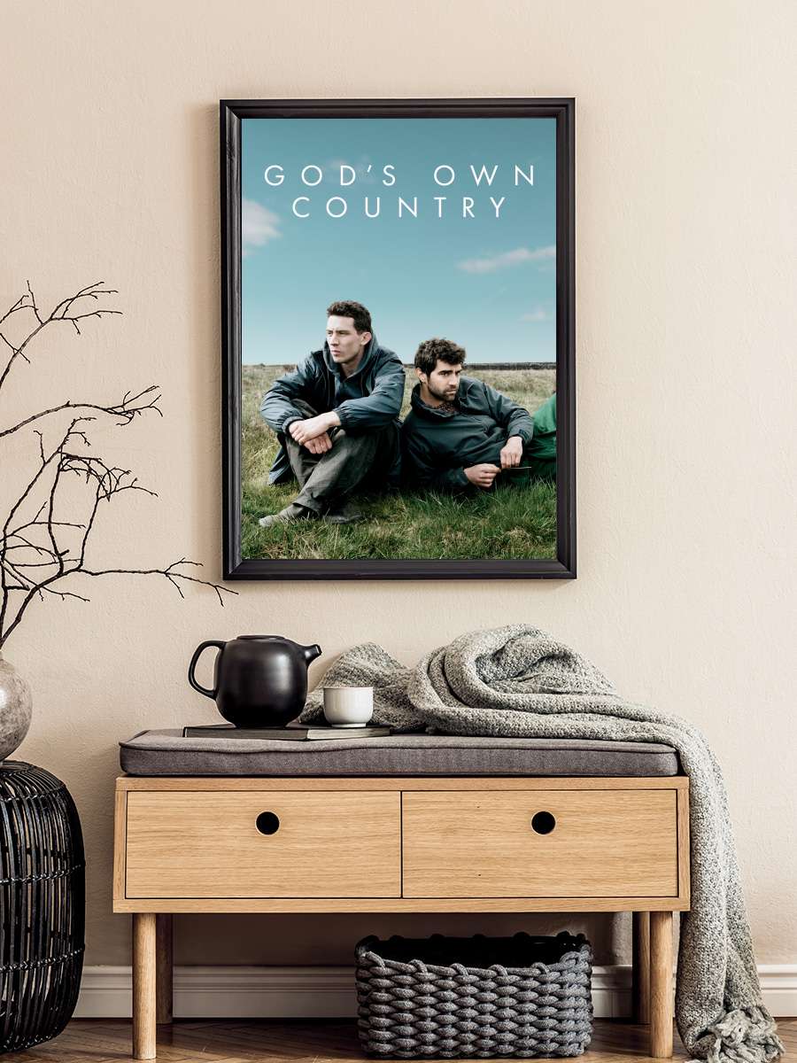 Tanrının Unuttuğu Yer - God's Own Country Film Tablo Siyah Çerçeveli Film Poster Afiş Tablo