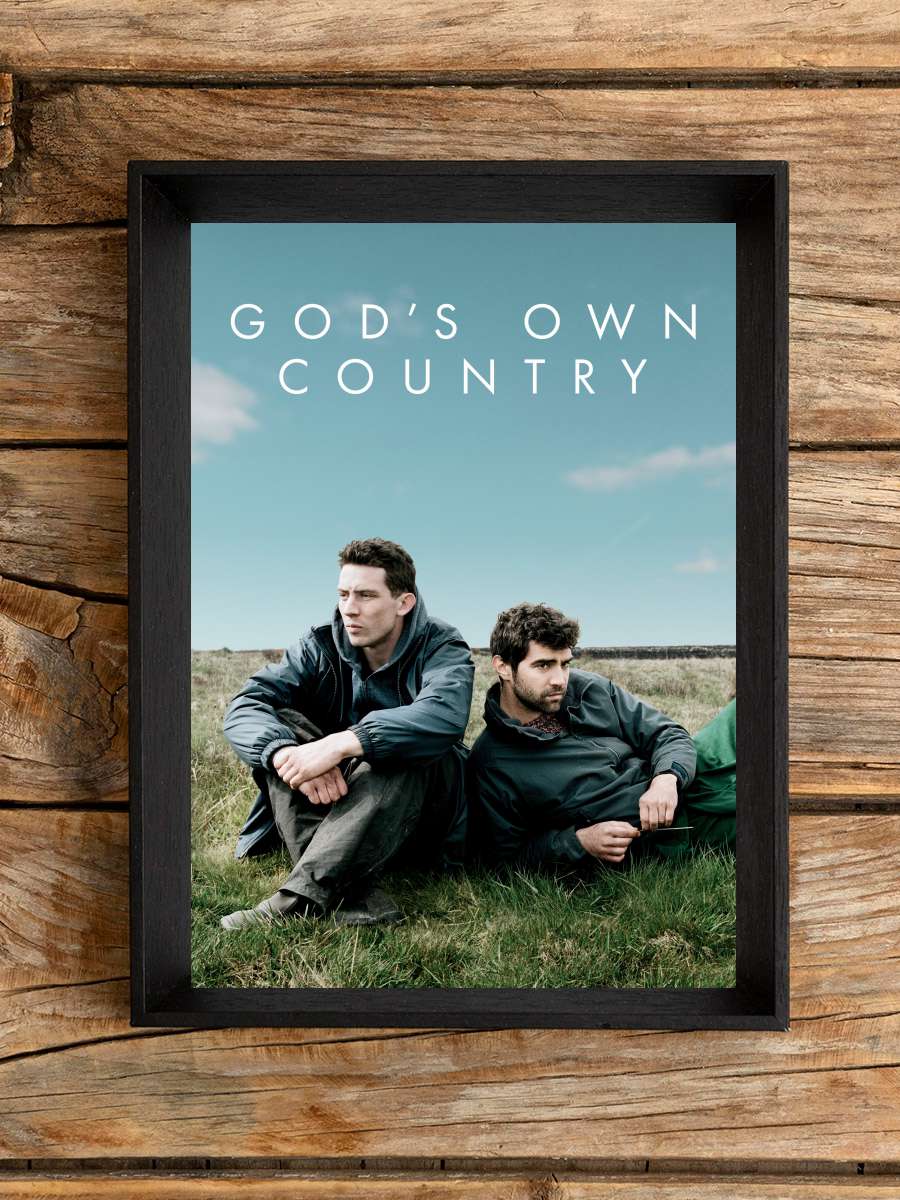 Tanrının Unuttuğu Yer - God's Own Country Film Tablo Siyah Çerçeveli Film Poster Afiş Tablo