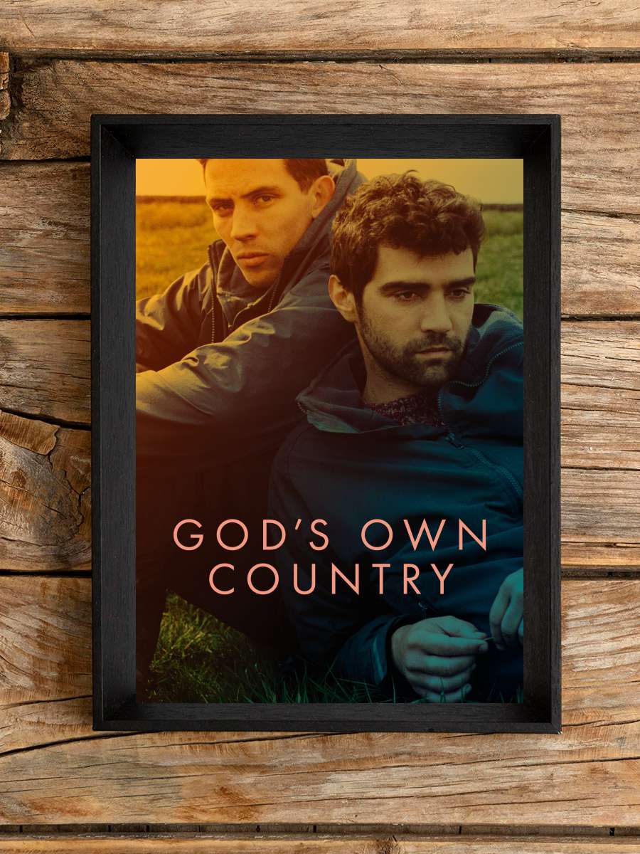 Tanrının Unuttuğu Yer - God's Own Country Film Tablo Siyah Çerçeveli Film Poster Afiş Tablo