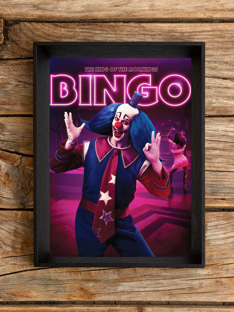 Bingo - Sabahların Kralı - Bingo: O Rei das Manhãs Film Tablo Siyah Çerçeveli Film Poster Afiş Tablo