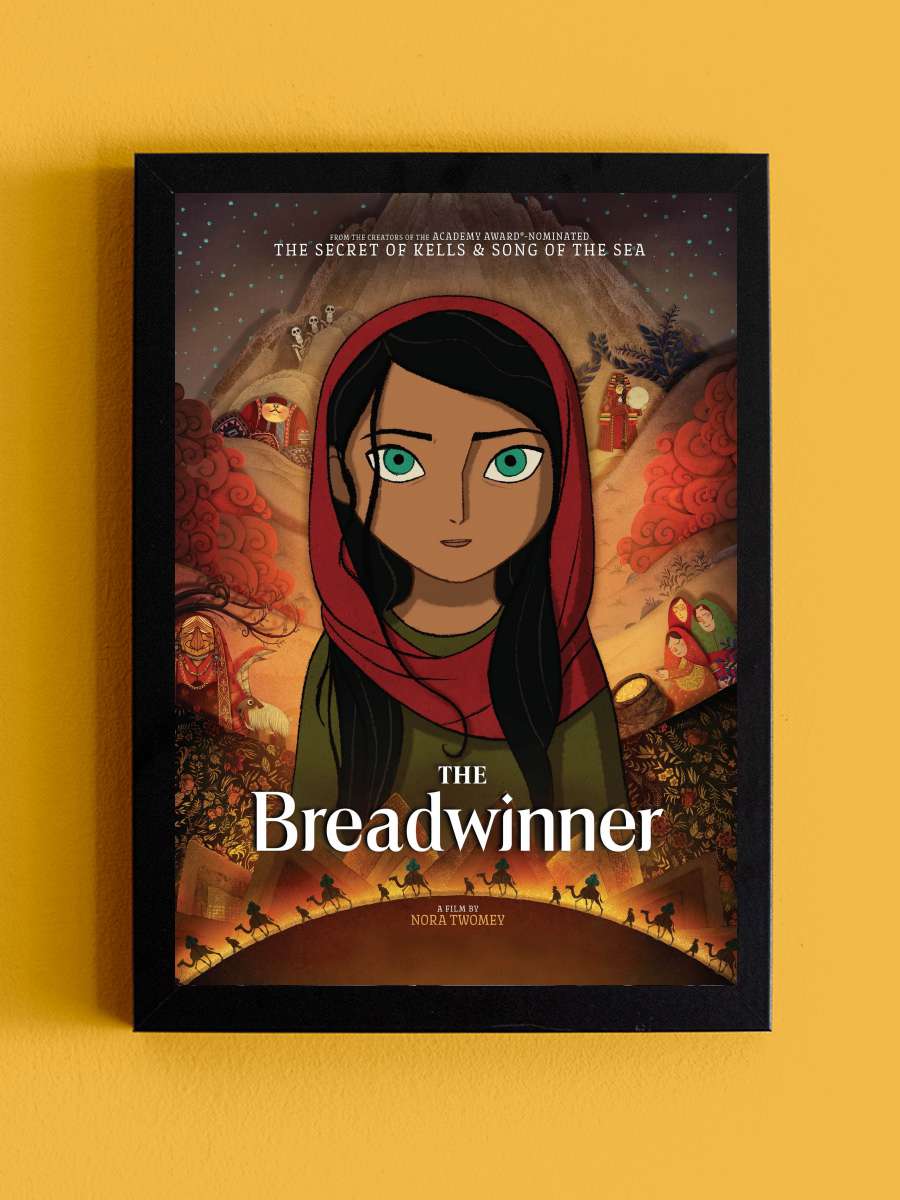 Pervane - The Breadwinner Film Tablo Siyah Çerçeveli Film Poster Afiş Tablo