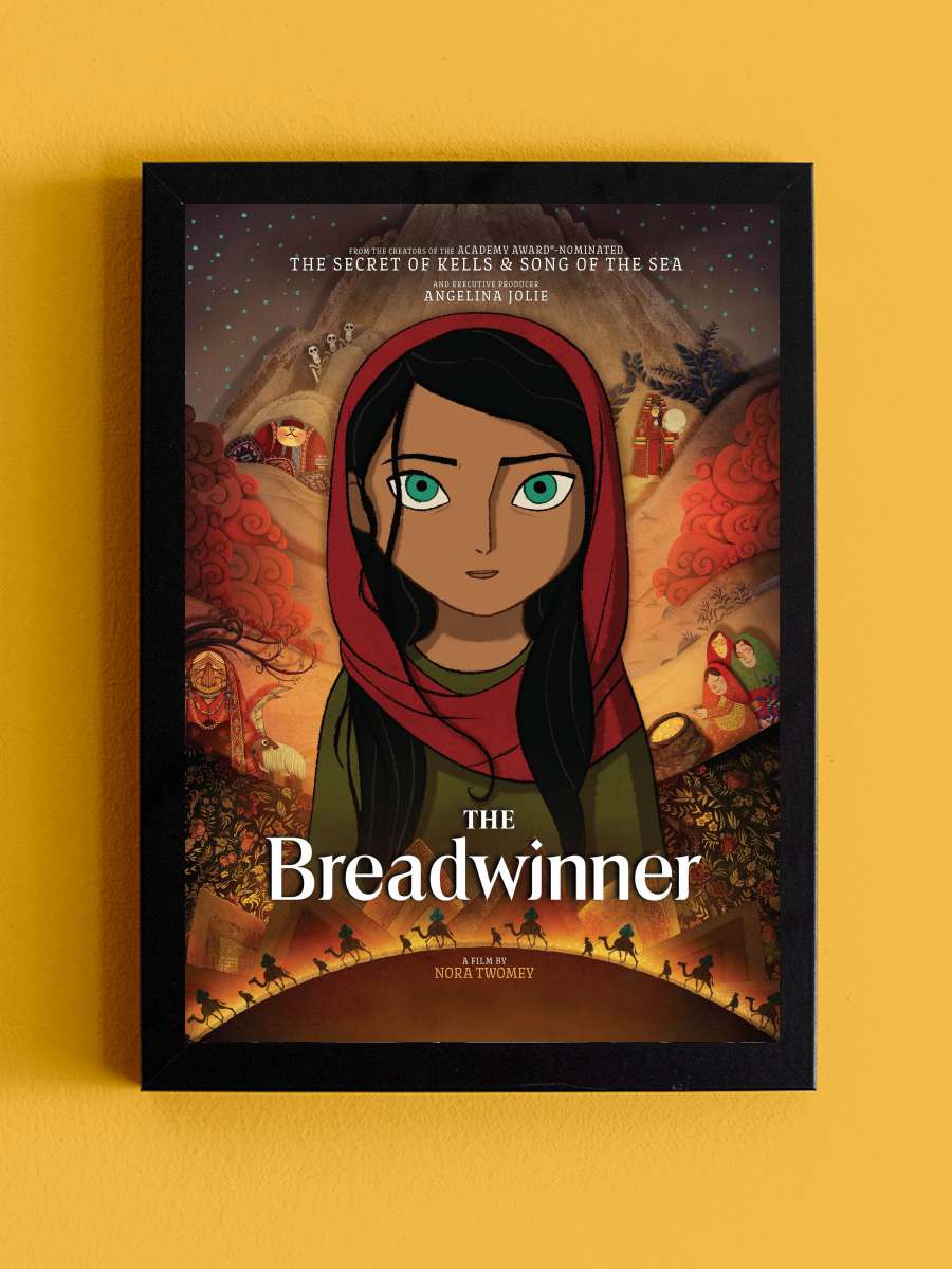 Pervane - The Breadwinner Film Tablo Siyah Çerçeveli Film Poster Afiş Tablo