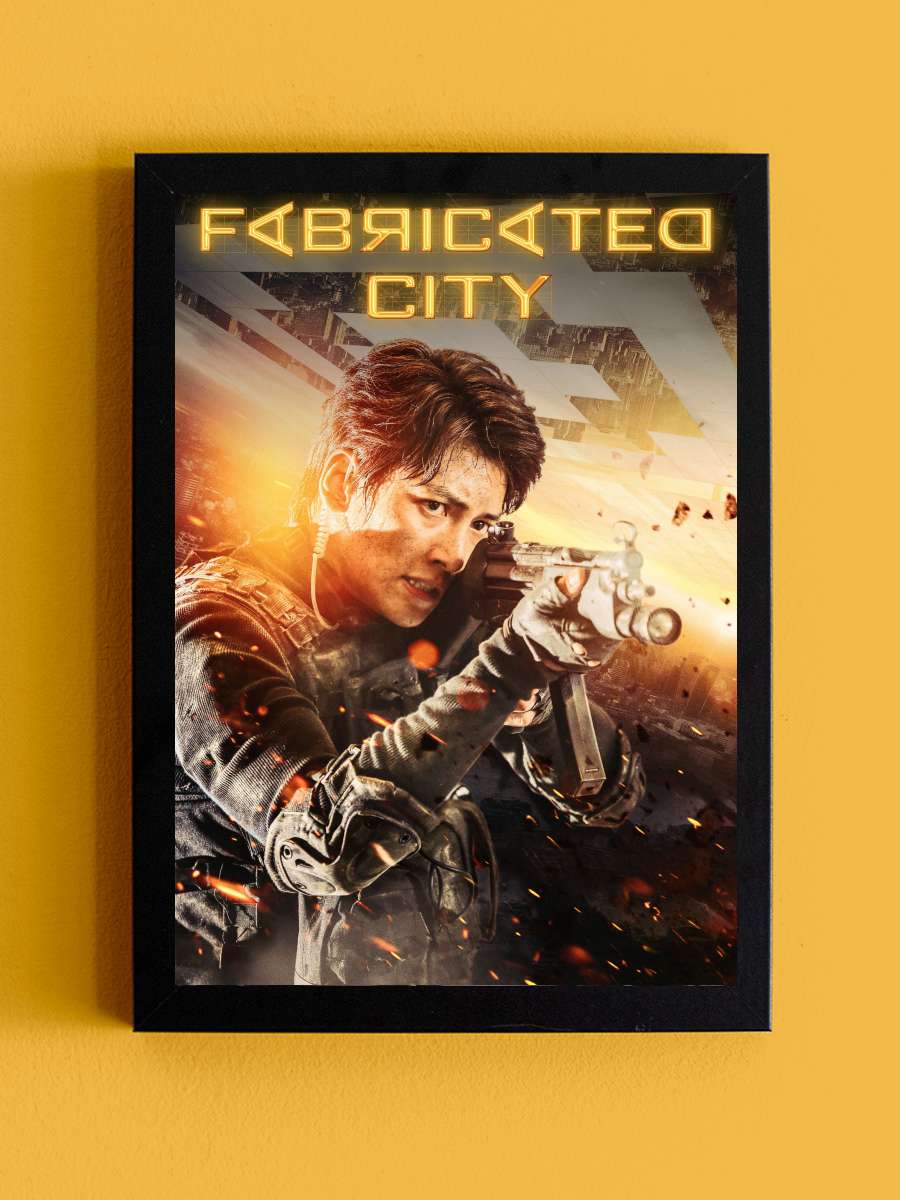 Fabricated City - 조작된 도시 Film Tablo Siyah Çerçeveli Film Poster Afiş Tablo