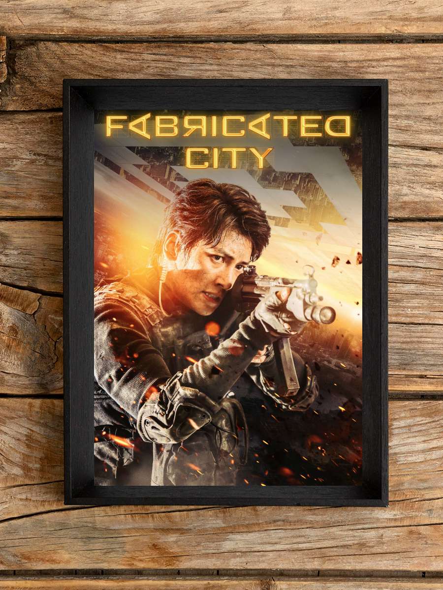 Fabricated City - 조작된 도시 Film Tablo Siyah Çerçeveli Film Poster Afiş Tablo