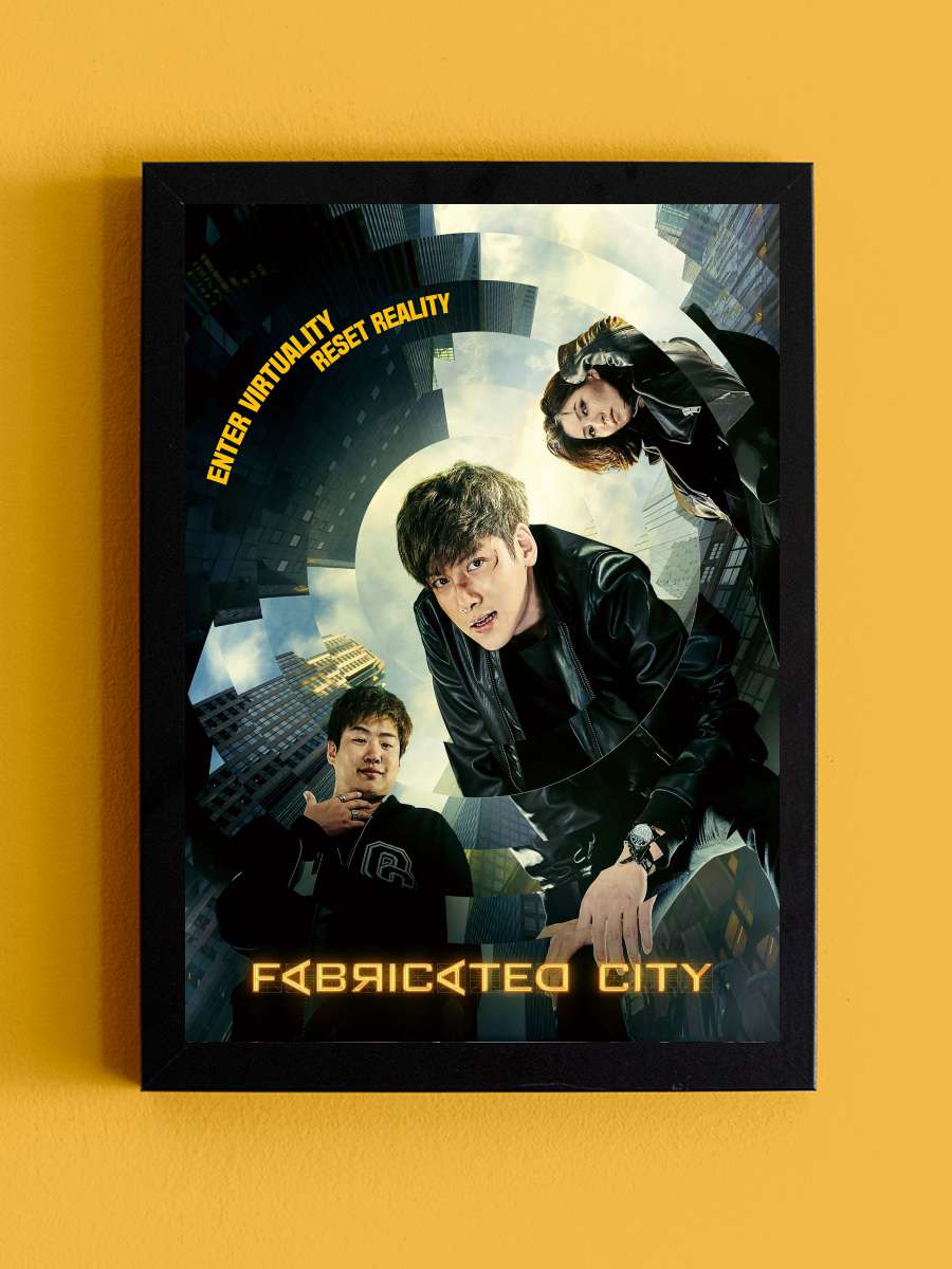 Fabricated City - 조작된 도시 Film Tablo Siyah Çerçeveli Film Poster Afiş Tablo