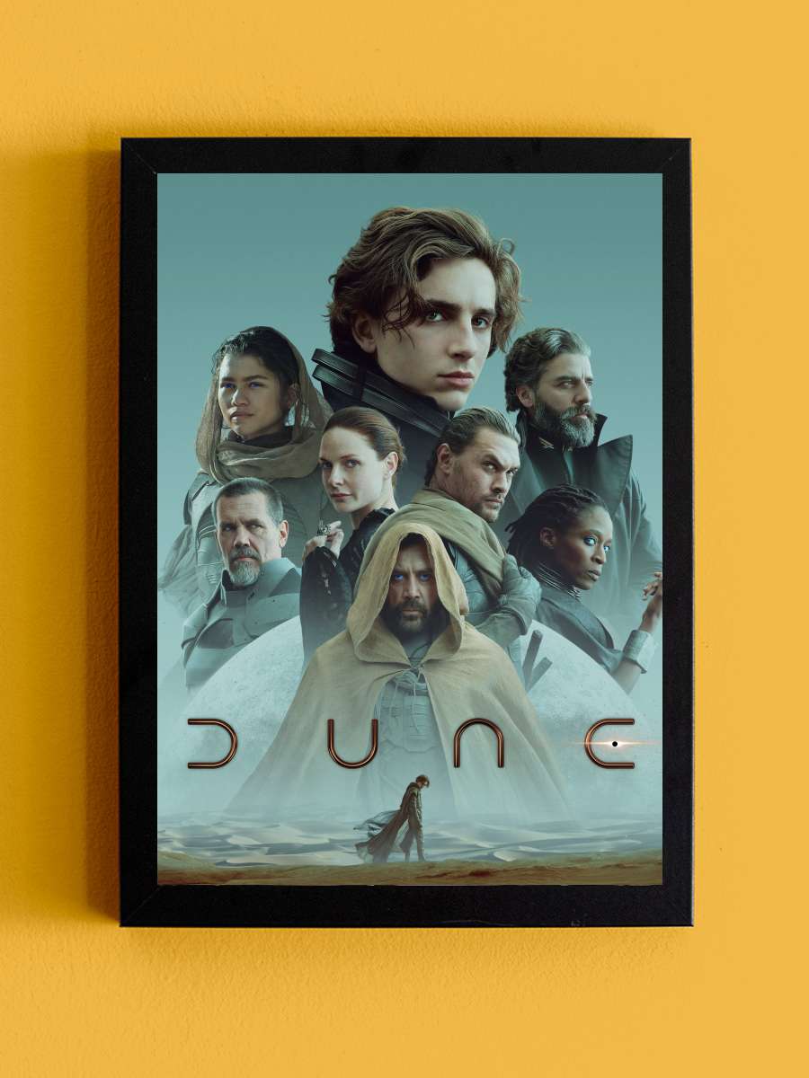 Dune: Çöl Gezegeni - Dune Film Tablo Siyah Çerçeveli Film Poster Afiş Tablo