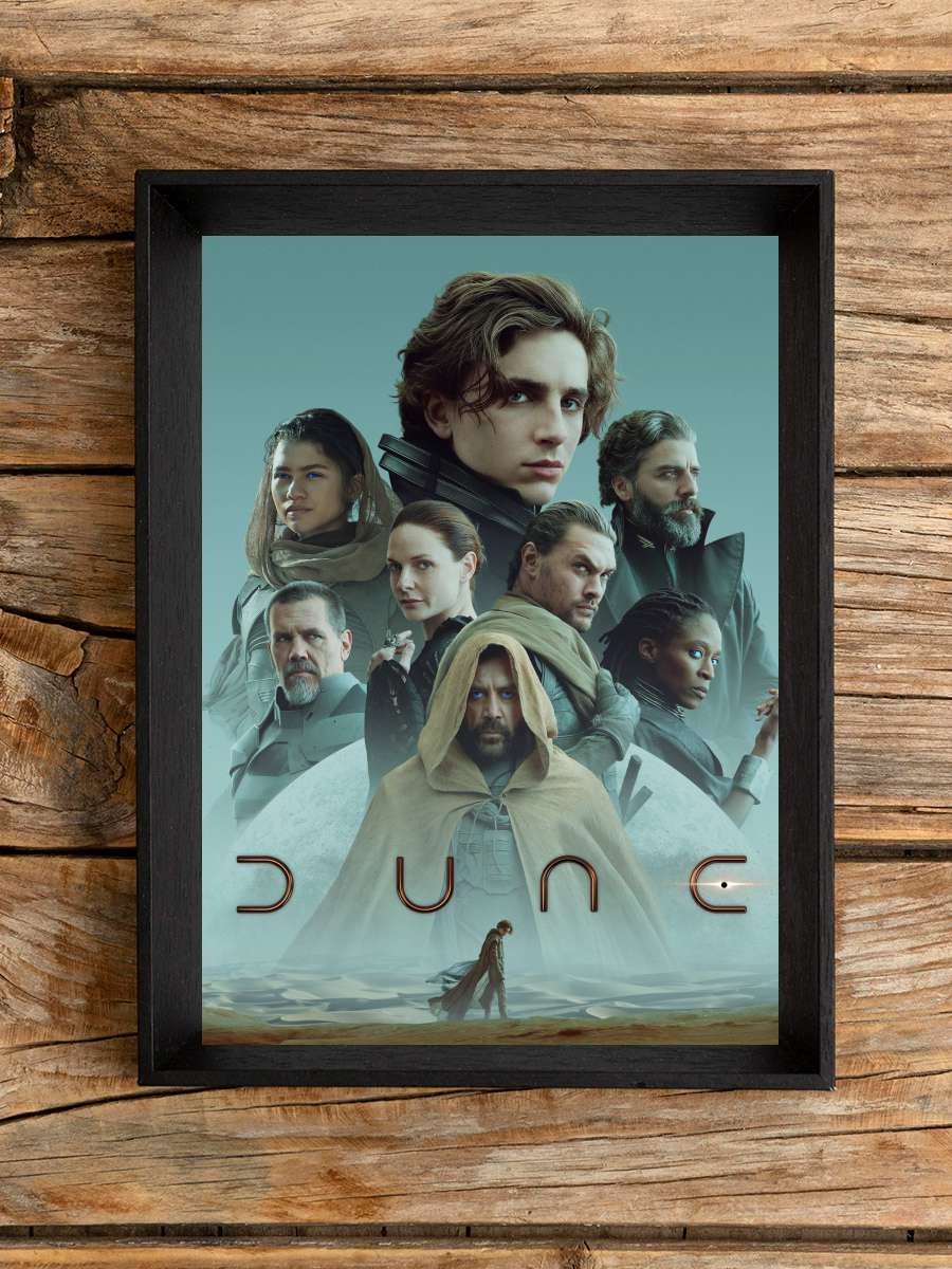 Dune: Çöl Gezegeni - Dune Film Tablo Siyah Çerçeveli Film Poster Afiş Tablo