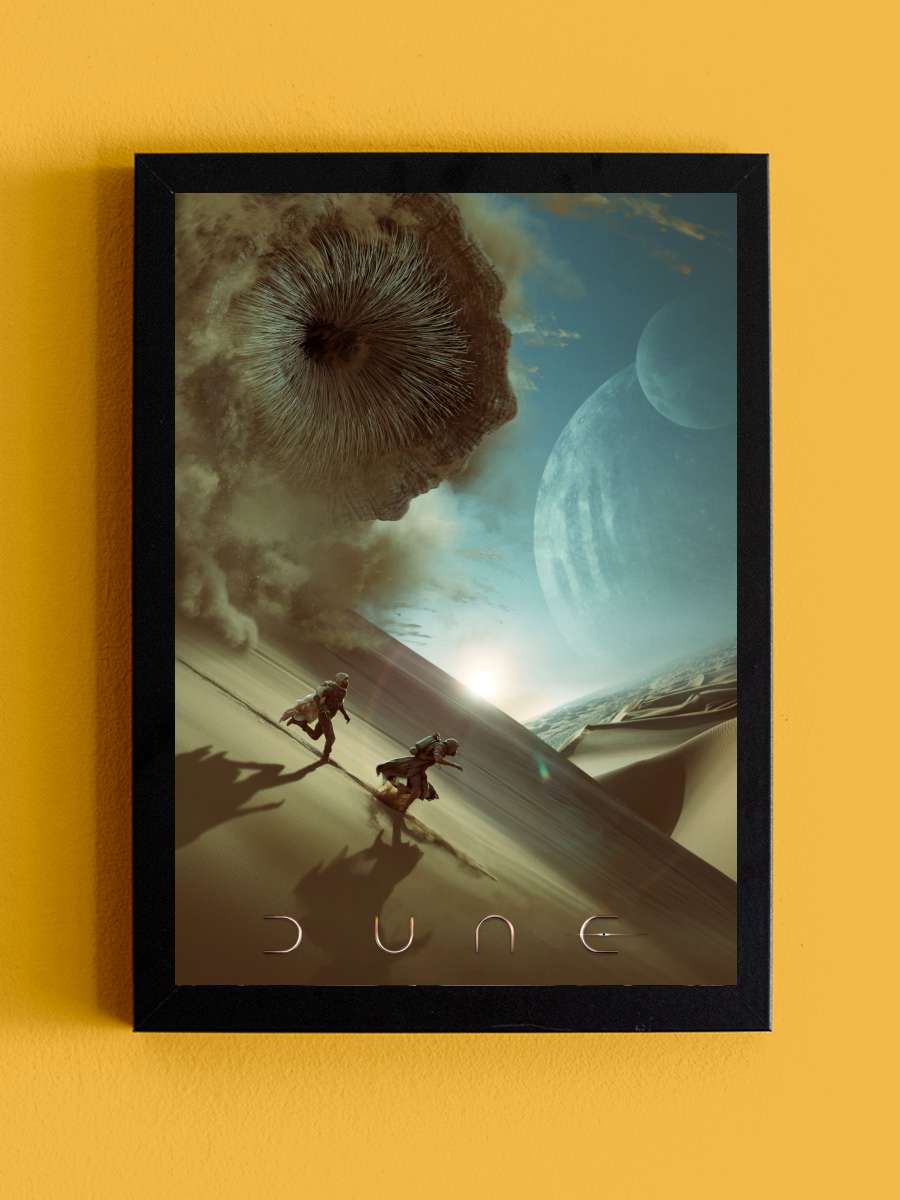 Dune: Çöl Gezegeni - Dune Film Tablo Siyah Çerçeveli Film Poster Afiş Tablo