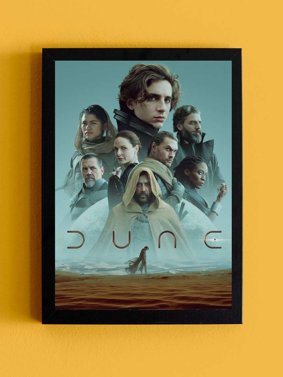 Dune: Çöl Gezegeni - Dune Film Tablo Siyah Çerçeveli Film Poster Afiş Tablo