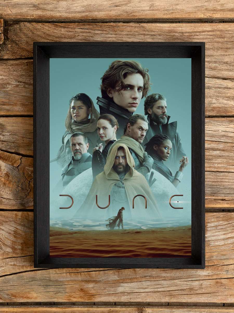 Dune: Çöl Gezegeni - Dune Film Tablo Siyah Çerçeveli Film Poster Afiş Tablo