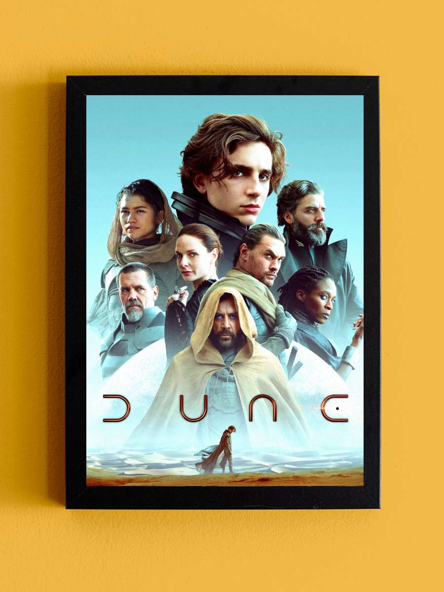 Dune: Çöl Gezegeni - Dune Film Tablo Siyah Çerçeveli Film Poster Afiş Tablo