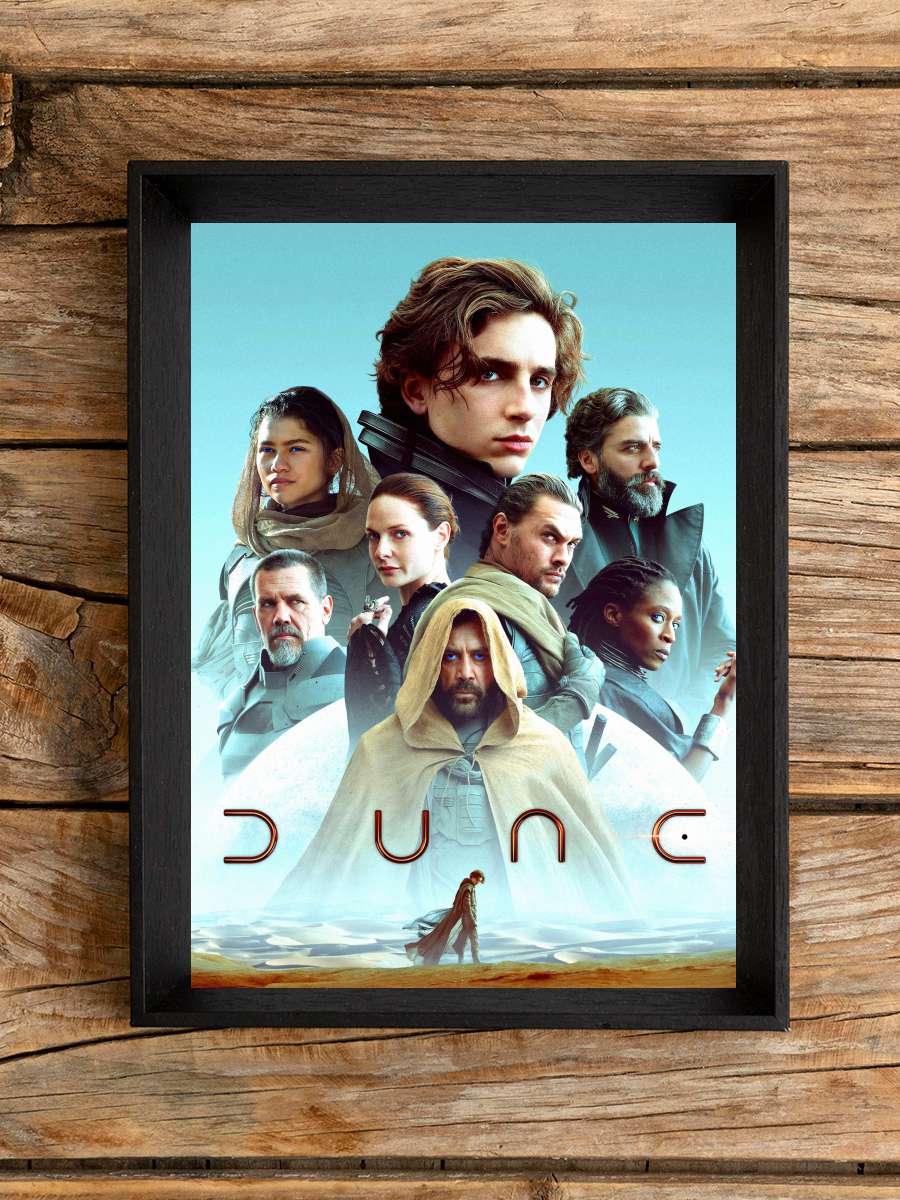 Dune: Çöl Gezegeni - Dune Film Tablo Siyah Çerçeveli Film Poster Afiş Tablo