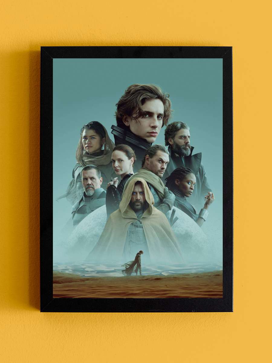 Dune: Çöl Gezegeni - Dune Film Tablo Siyah Çerçeveli Film Poster Afiş Tablo