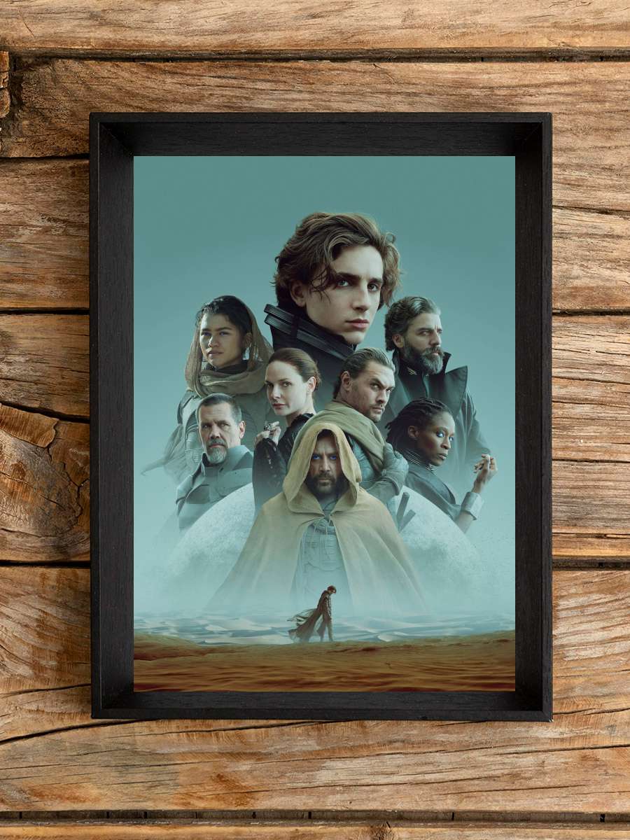 Dune: Çöl Gezegeni - Dune Film Tablo Siyah Çerçeveli Film Poster Afiş Tablo