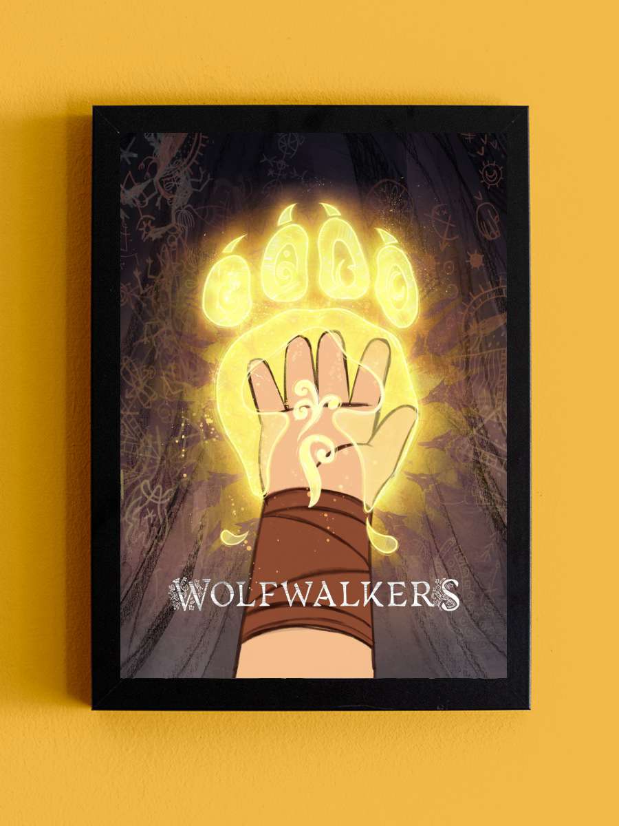 Wolfwalkers Film Tablo Siyah Çerçeveli Film Poster Afiş Tablo