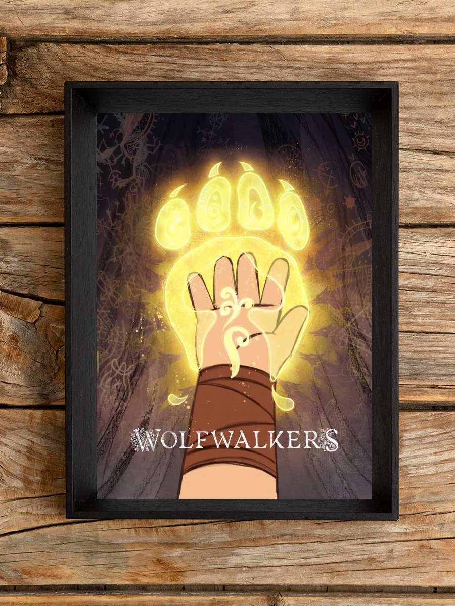 Wolfwalkers Film Tablo Siyah Çerçeveli Film Poster Afiş Tablo