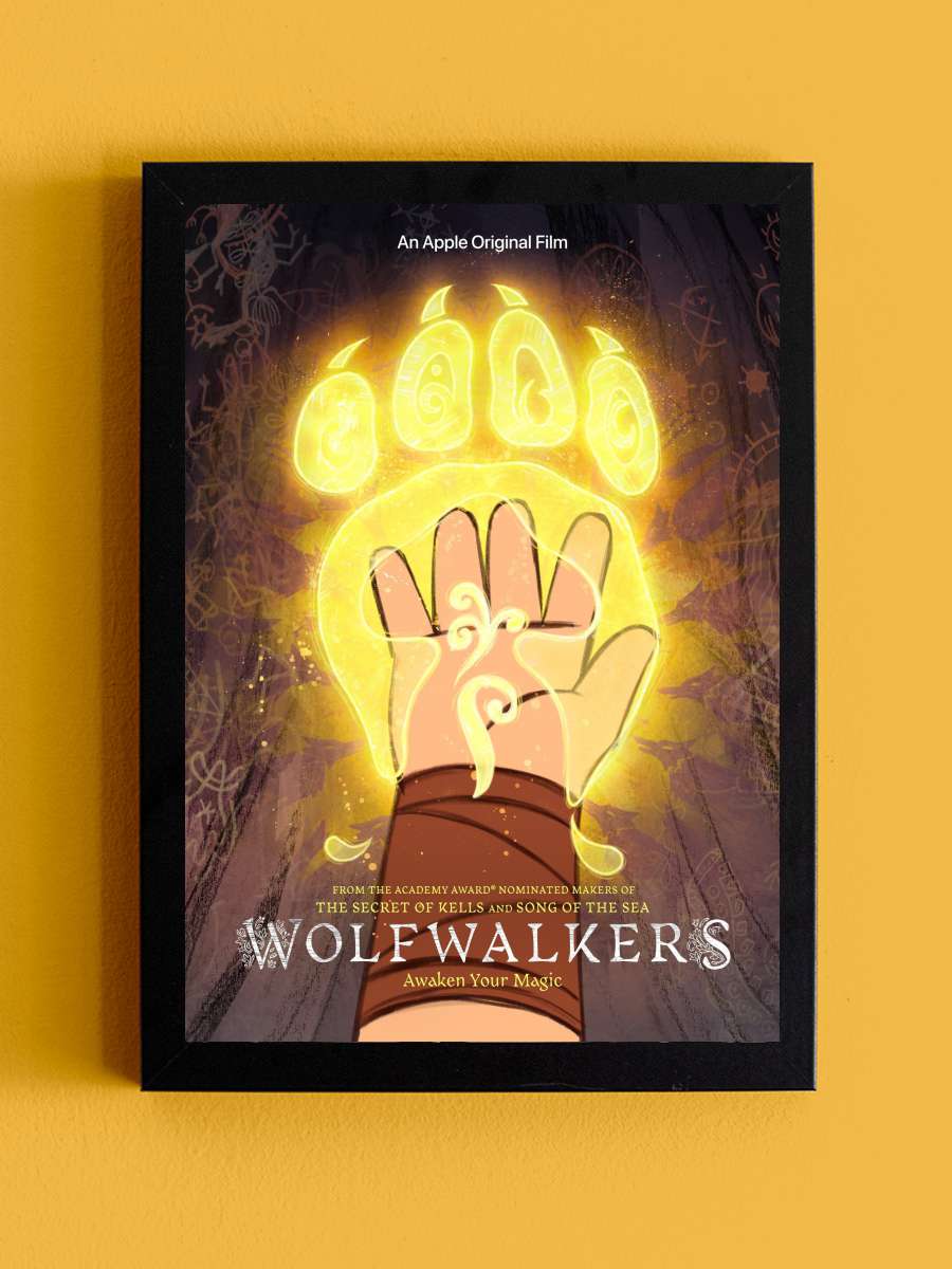 Wolfwalkers Film Tablo Siyah Çerçeveli Film Poster Afiş Tablo