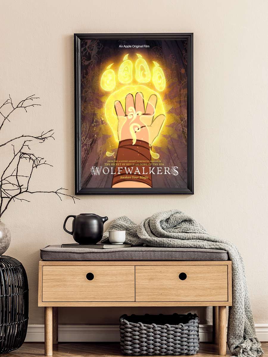 Wolfwalkers Film Tablo Siyah Çerçeveli Film Poster Afiş Tablo