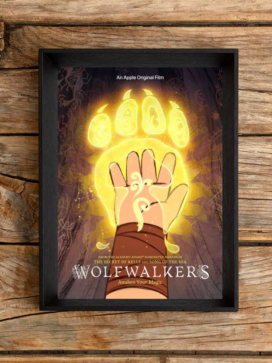 Wolfwalkers Film Tablo Siyah Çerçeveli Film Poster Afiş Tablo