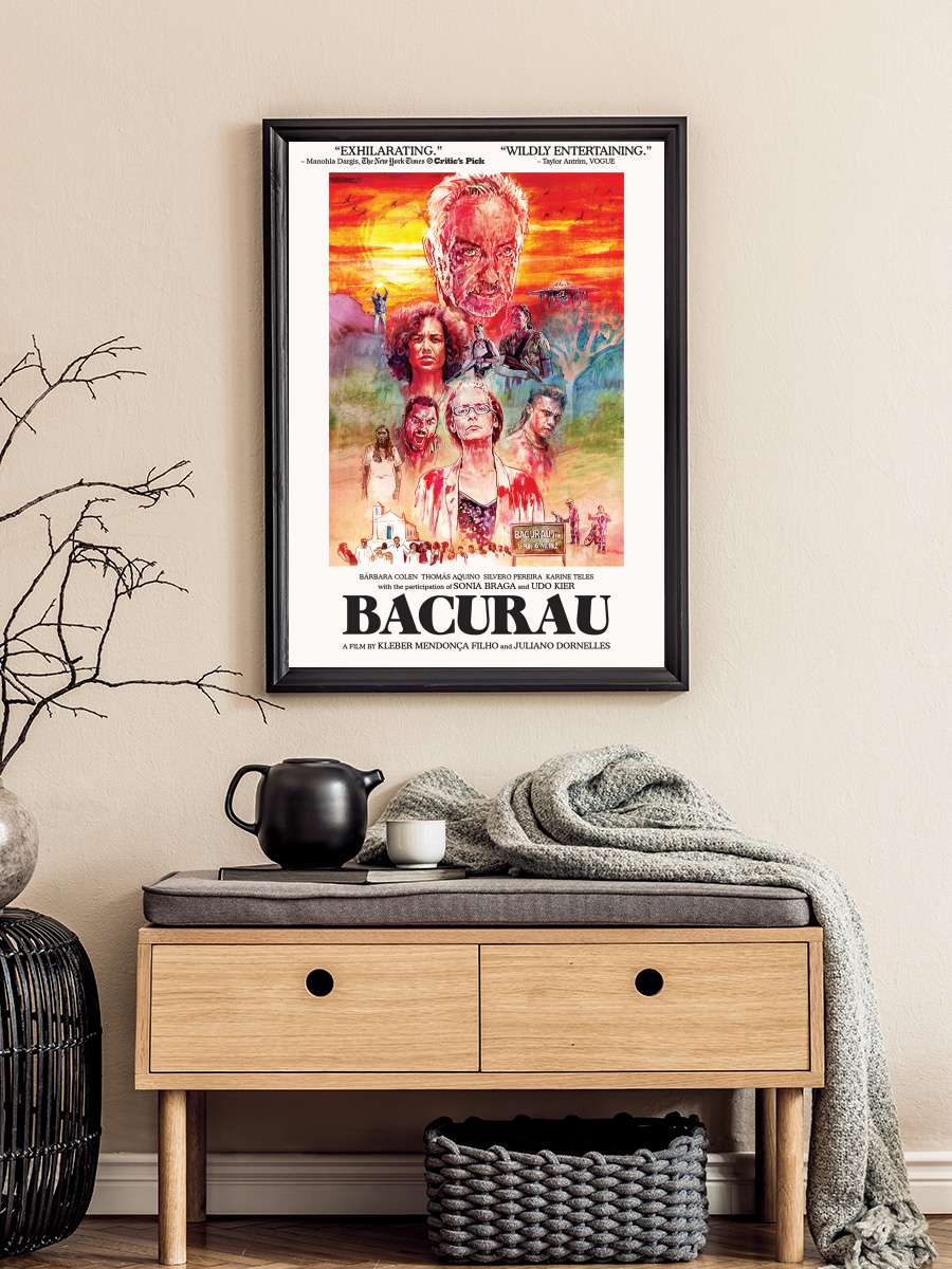 Bacurau Film Tablo Siyah Çerçeveli Film Poster Afiş Tablo