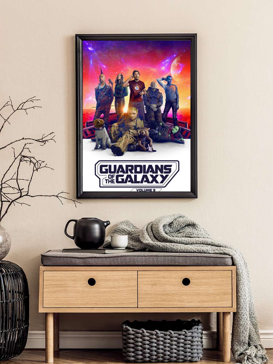 Galaksinin Koruyucuları 3 - Guardians of the Galaxy Vol. 3 Film Tablo Siyah Çerçeveli Film Poster Afiş Tablo