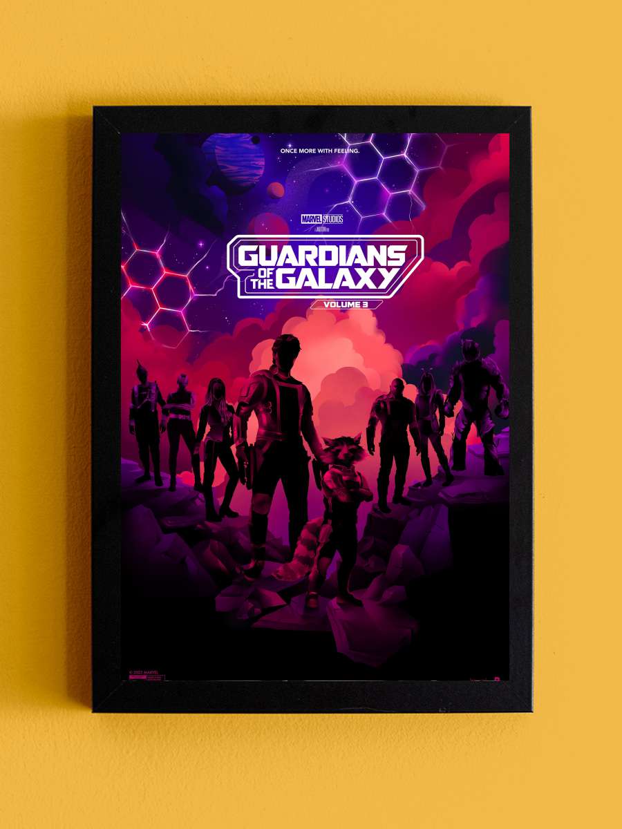 Galaksinin Koruyucuları 3 - Guardians of the Galaxy Vol. 3 Film Tablo Siyah Çerçeveli Film Poster Afiş Tablo