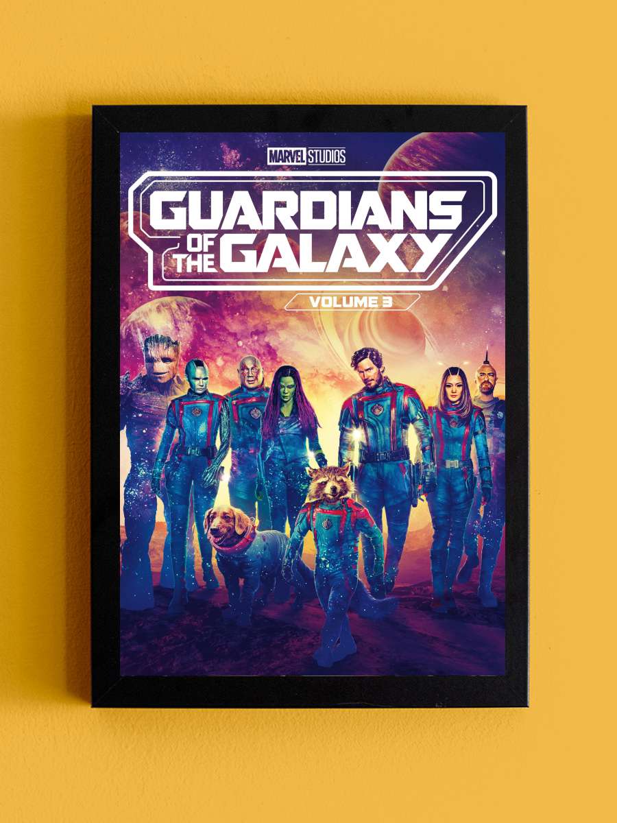 Galaksinin Koruyucuları 3 - Guardians of the Galaxy Vol. 3 Film Tablo Siyah Çerçeveli Film Poster Afiş Tablo