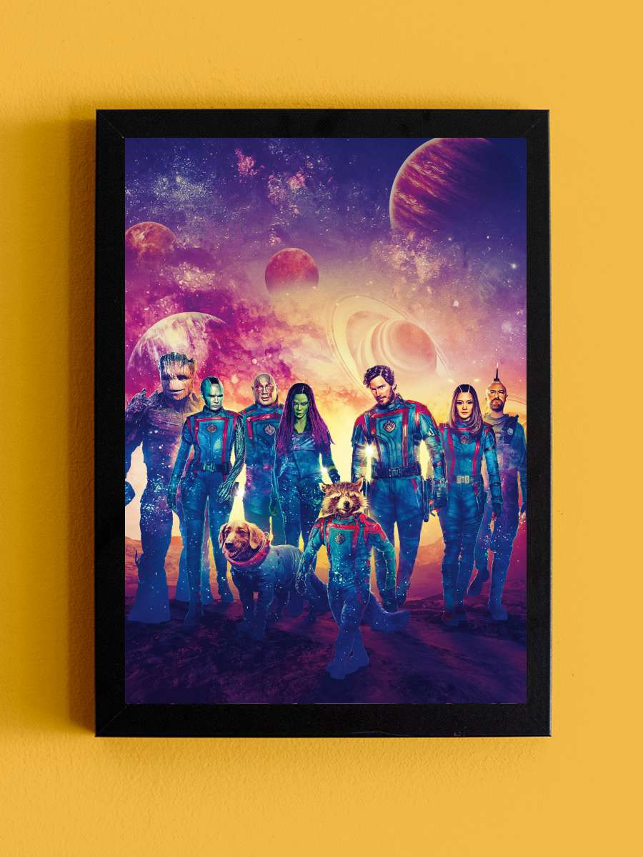 Galaksinin Koruyucuları 3 - Guardians of the Galaxy Vol. 3 Film Tablo Siyah Çerçeveli Film Poster Afiş Tablo