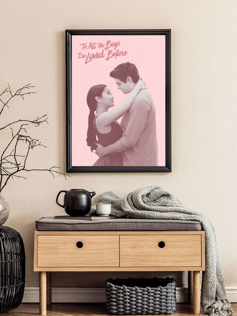 Sevdiğim Tüm Erkeklere - To All the Boys I've Loved Before Film Tablo Siyah Çerçeveli Film Poster Afiş Tablo