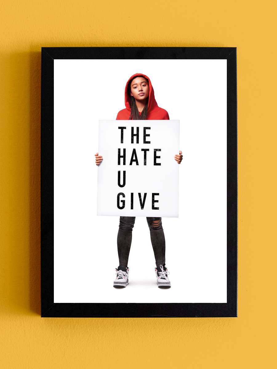 Sessiz Kalma - The Hate U Give Film Tablo Siyah Çerçeveli Film Poster Afiş Tablo