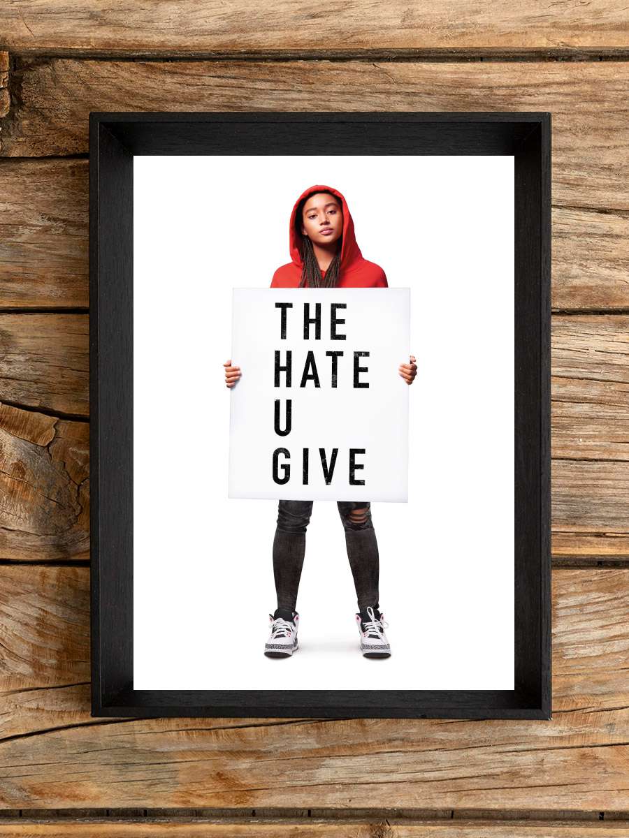 Sessiz Kalma - The Hate U Give Film Tablo Siyah Çerçeveli Film Poster Afiş Tablo