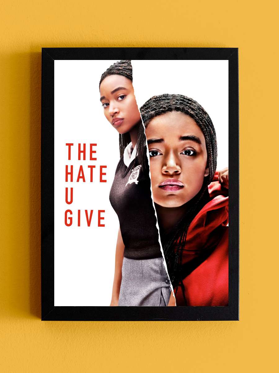 Sessiz Kalma - The Hate U Give Film Tablo Siyah Çerçeveli Film Poster Afiş Tablo