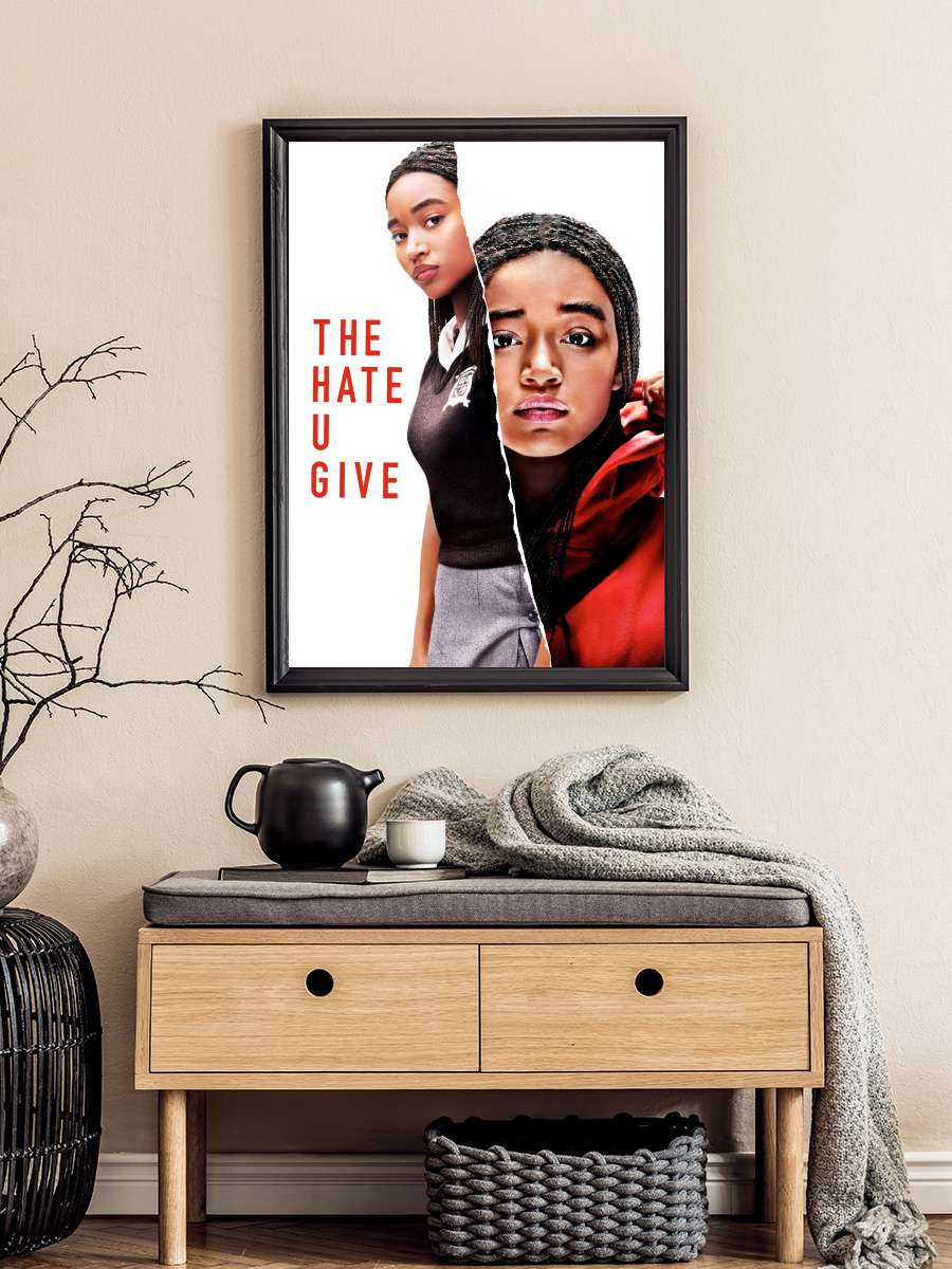 Sessiz Kalma - The Hate U Give Film Tablo Siyah Çerçeveli Film Poster Afiş Tablo