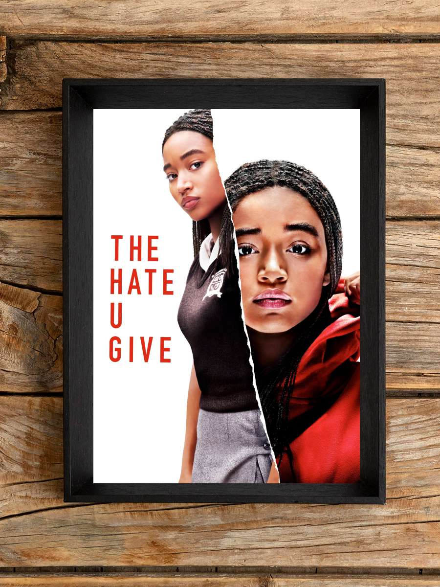 Sessiz Kalma - The Hate U Give Film Tablo Siyah Çerçeveli Film Poster Afiş Tablo