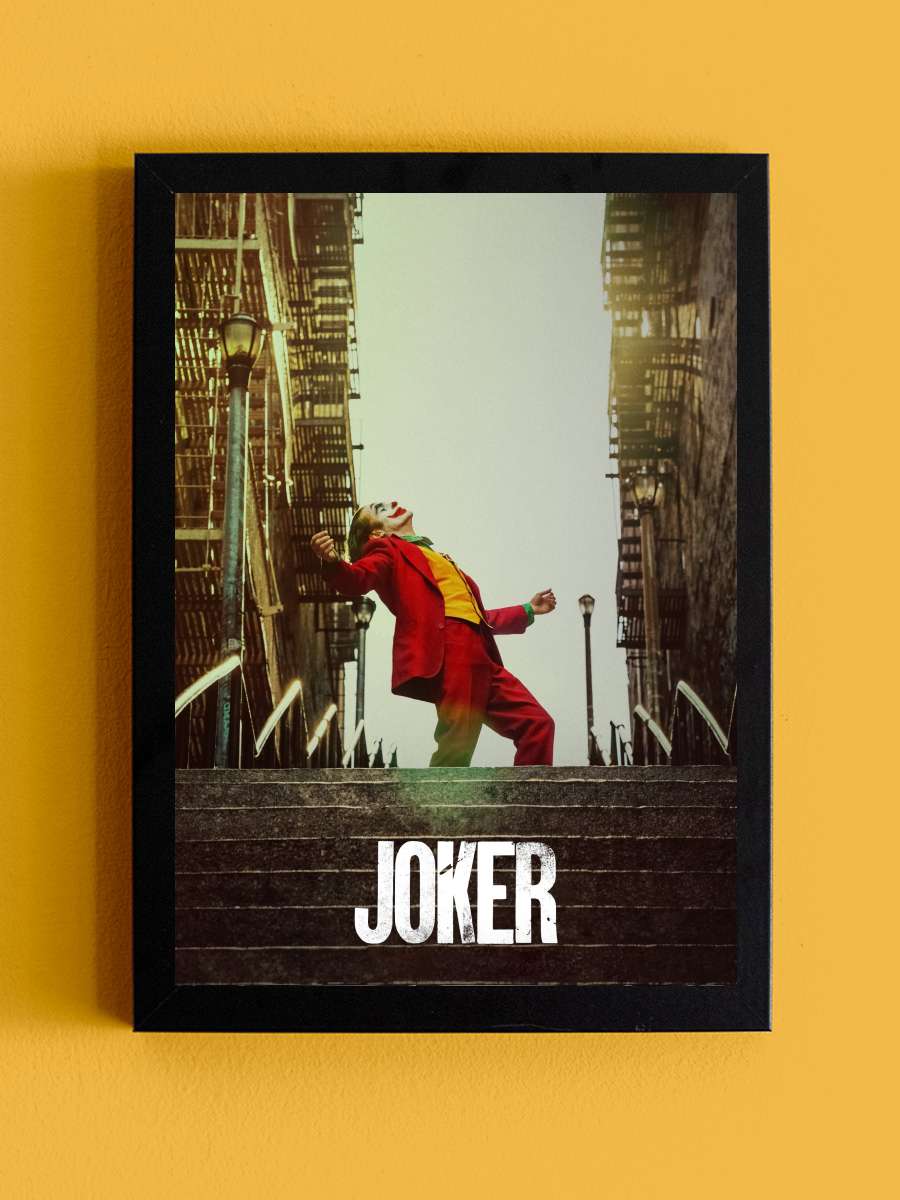 Joker Film Tablo Siyah Çerçeveli Film Poster Afiş Tablo