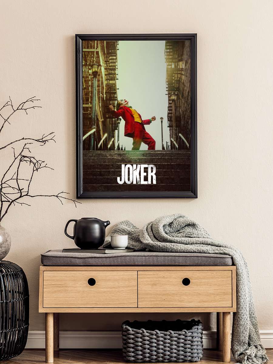 Joker Film Tablo Siyah Çerçeveli Film Poster Afiş Tablo